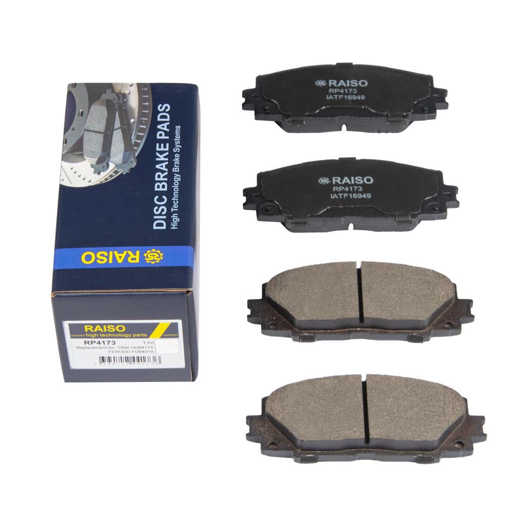 RAISO - RP4173 - Гальмівні колодки диск. передні Toyota Prius 1.5/1.8 09- RAISO - RP4173 - Гальмівні колодки диск. передні Toyota Prius 1.5/1.8 09-