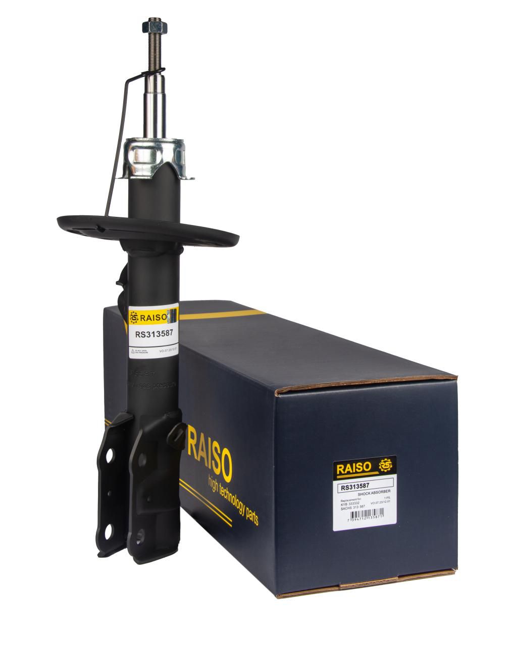 RAISO - RS313587 - Амортизатор передній лів. Honda Jazz II 02-08 (газ.)
