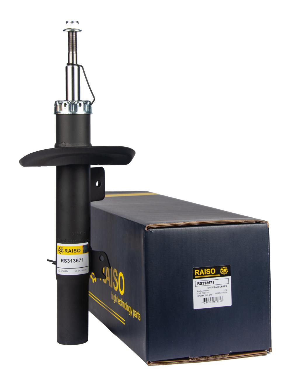 RAISO - RS313671 - 47mm Ам-тор перед. лівий Peugeot 207 (WA, WC) 1,4/1,6/1,6HDi 06-