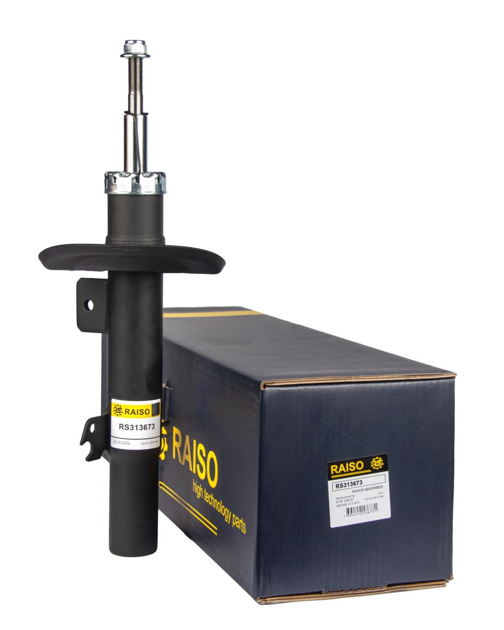 RAISO - RS313673 - 47mm Ам-тор перед. правий Peugeot 207 (WA, WC) 1,4/1,6/1,6HDi 06-