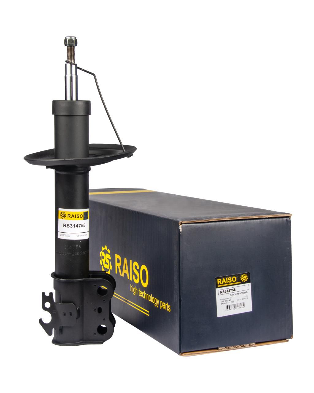 RAISO - RS314758 - Ам-тор перед. прав. газ. Toyota Yaris 01.06- RAISO - RS314758 - Ам-тор перед. прав. газ. Toyota Yaris 01.06-