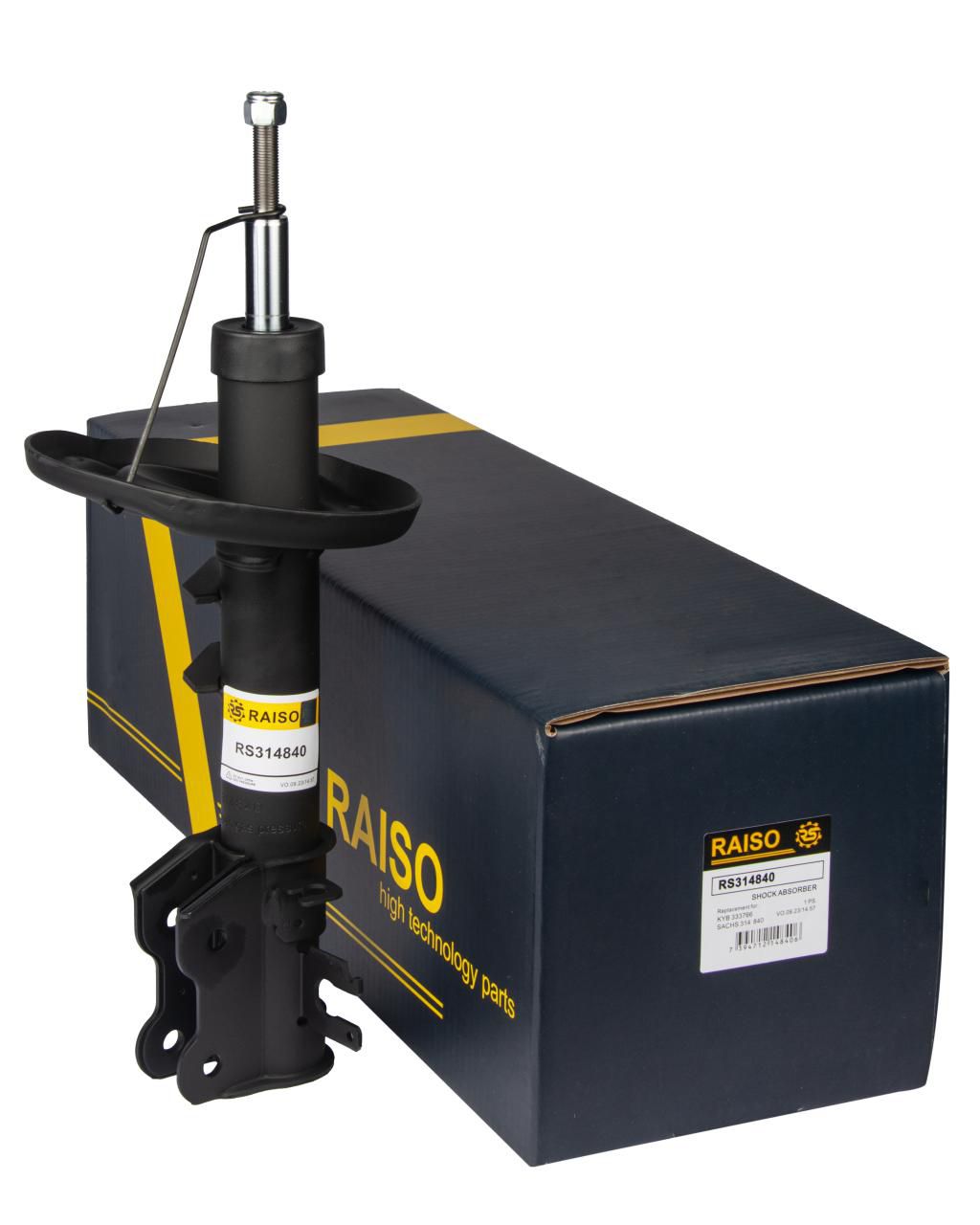 RAISO - RS314840 - Ам-тор перед. правий газ. Fiat 500 07-