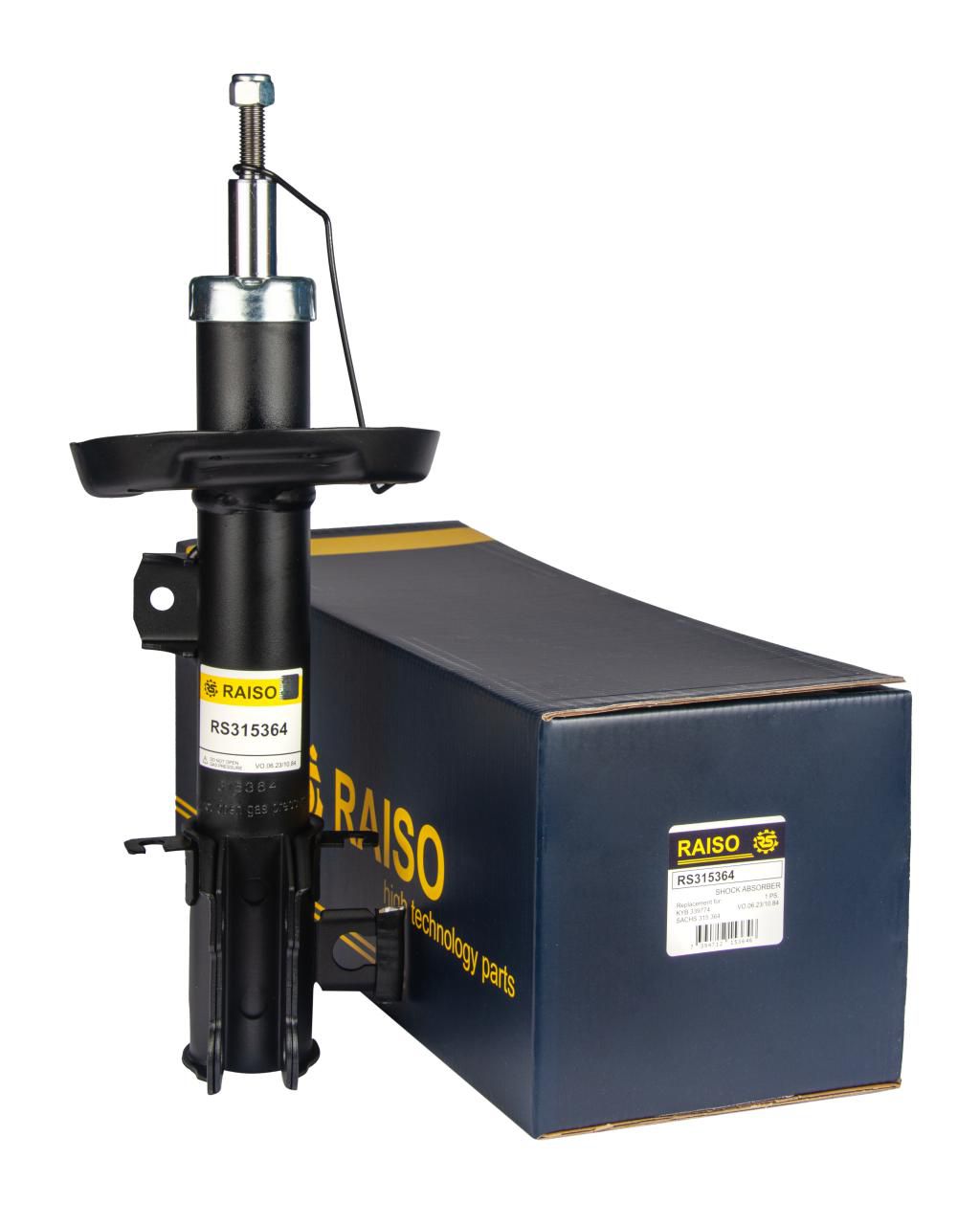 RAISO - RS315364 - Ам-тор перед. правий Fiat Grande Punto 05- , Linea 07- , Punto 12- /Opel Corsa D 06- RAISO - RS315364 - Ам-тор перед. правий Fiat Grande Punto 05- , Linea 07- , Punto 12- /Opel Corsa D 06-