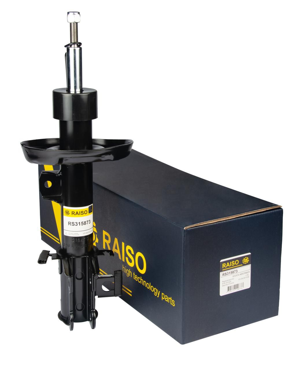 RAISO - RS315873 - Ам-тор перед. правий Fiat Grande Punto 05- , Linea 07- , Punto 12- /Opel Corsa D 06-