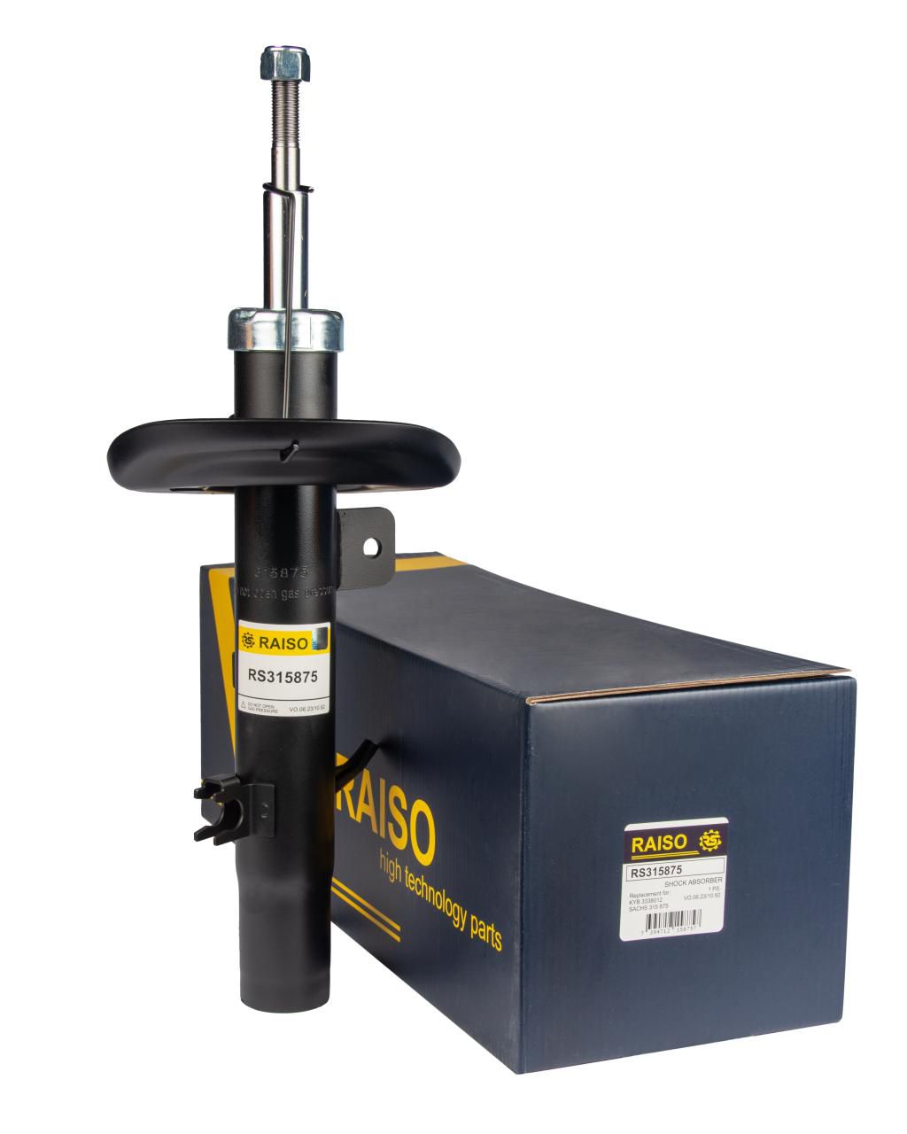 RAISO - RS315875 - Амортизатор передній пр, Peugeot 208 12-19 (47mm) (газ,) RAISO - RS315875 - Амортизатор передній пр, Peugeot 208 12-19 (47mm) (газ,)