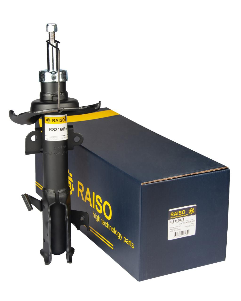 RAISO - RS316895 - Амортизатор передній пр, Mazda 2 07-15 (газ,)