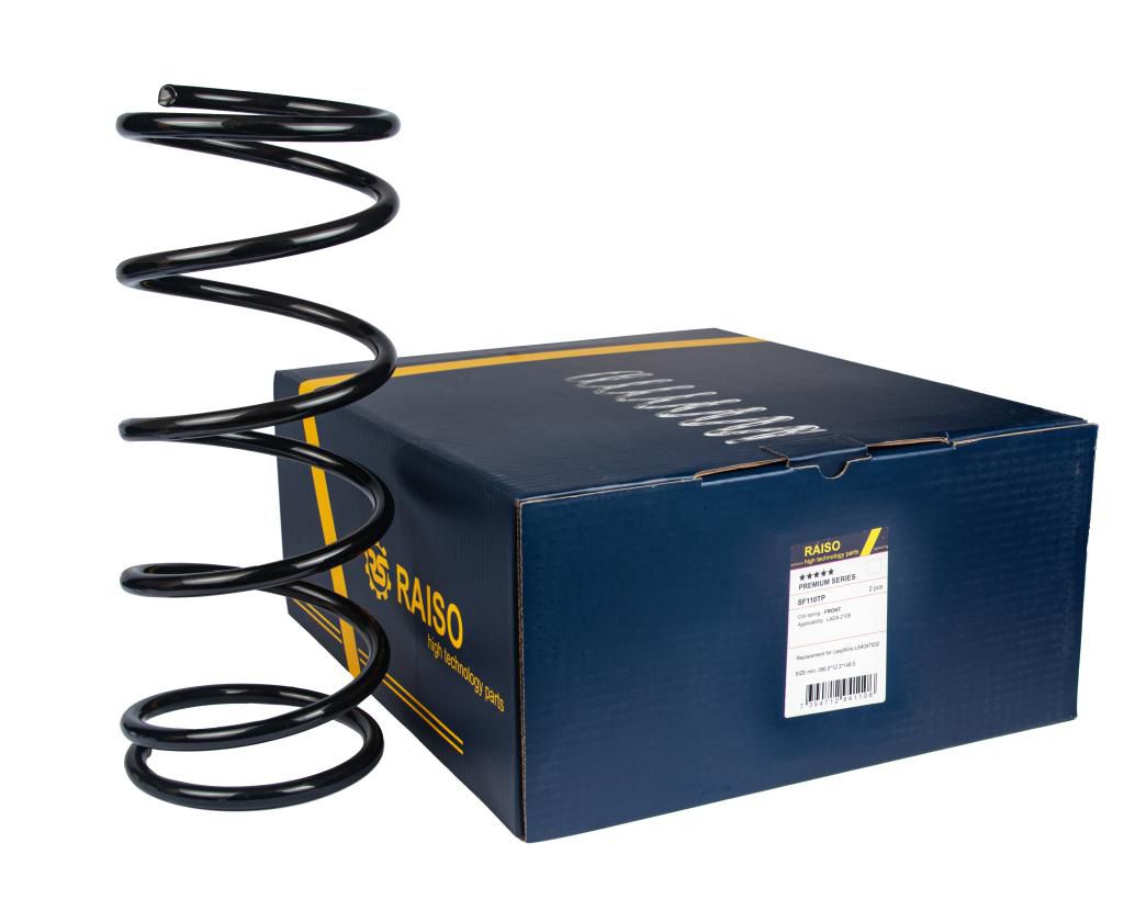 RAISO - SF110TP - Пружина передня Lada 2108/2110 8кл, (386*12,3*148,5) RAISO - SF110TP - Пружина передня Lada 2108/2110 8кл, (386*12,3*148,5)