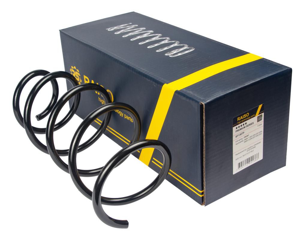 RAISO - SF136TP - Пружина передня BMW 1 (E81/E82/E87/E88), 3 (E90/E91/E92/E93) 04-13 (363*12*149)