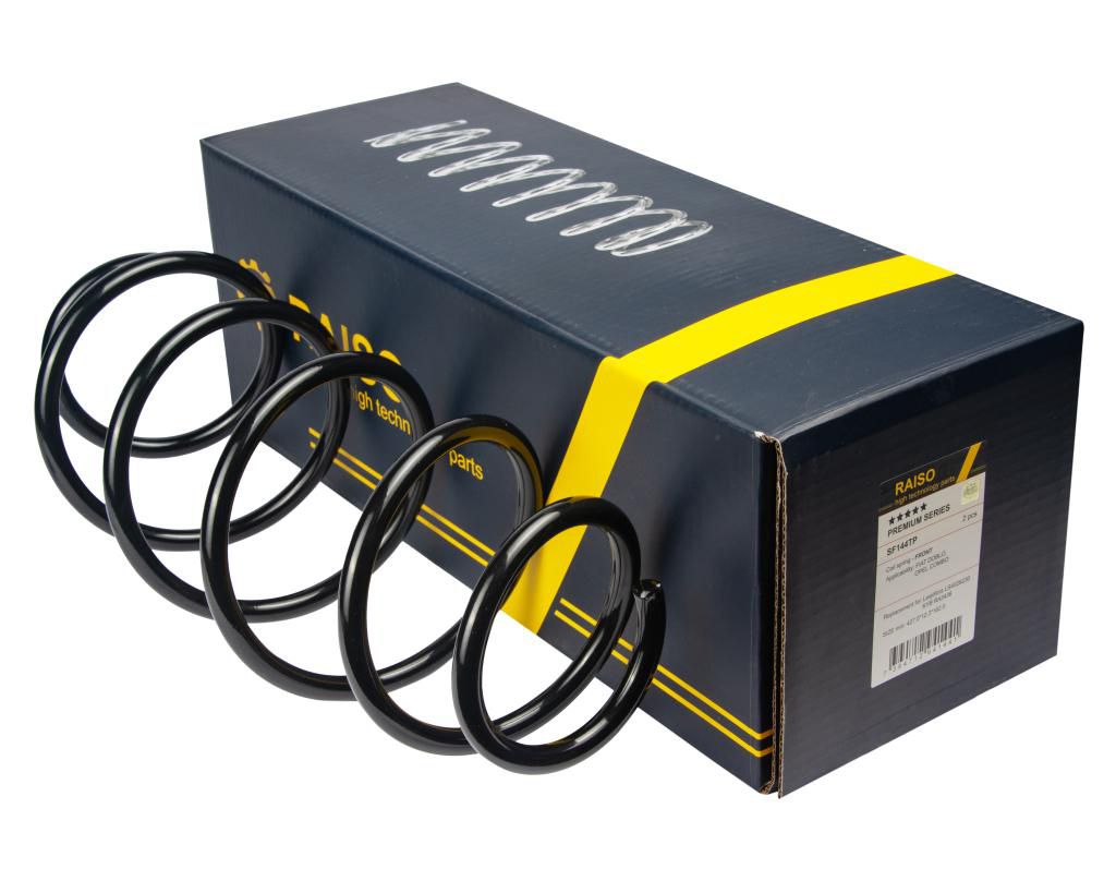 RAISO - SF144TP - Пружина передн. Fiat Doblo 1.3D/1.4 10-/Opel Combo 1.3CDTI 12- RAISO - SF144TP - Пружина передн. Fiat Doblo 1.3D/1.4 10-/Opel Combo 1.3CDTI 12-