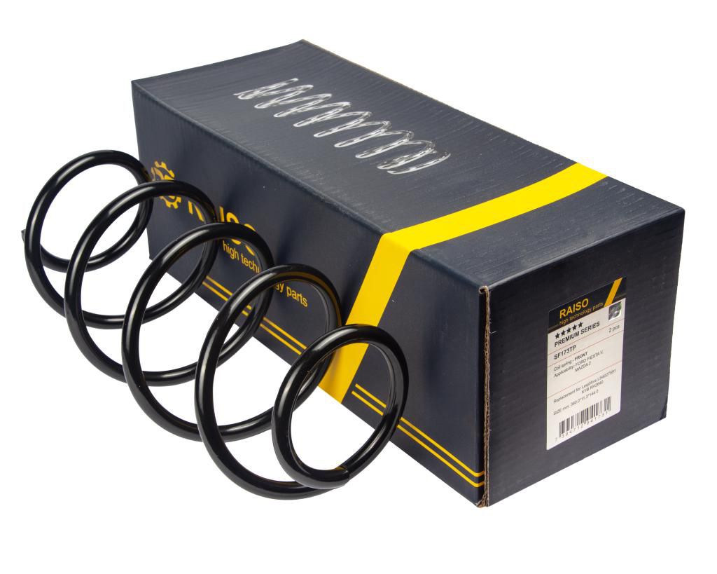 RAISO - SF173TP - Пружини перед. Ford Fiesta V + Van 1.25/1.3/1.4 /1.6 01-04 RAISO - SF173TP - Пружини перед. Ford Fiesta V + Van 1.25/1.3/1.4 /1.6 01-04