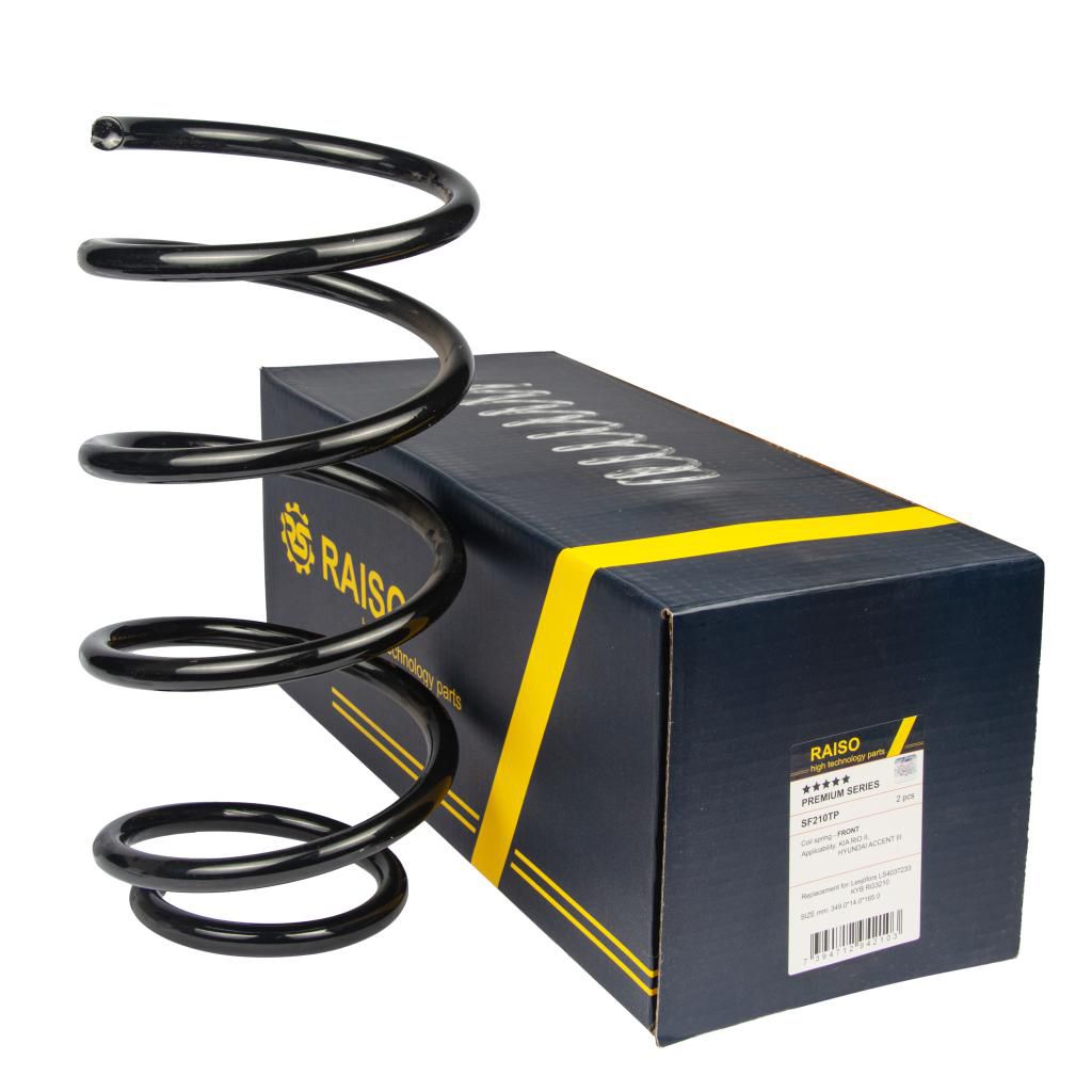 RAISO - SF210TP - Пружина передня Hyunday Accent/Kia Rio 1.5Crdi 05- RAISO - SF210TP - Пружина передня Hyunday Accent/Kia Rio 1.5Crdi 05-