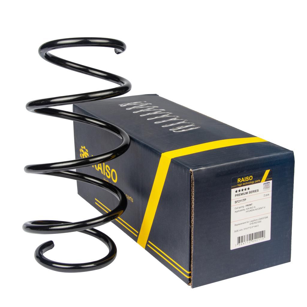 RAISO - SF211TP - Пружина перед. (АКПП) Hyundai Accent IV 10- /Kia Rio III 11-
