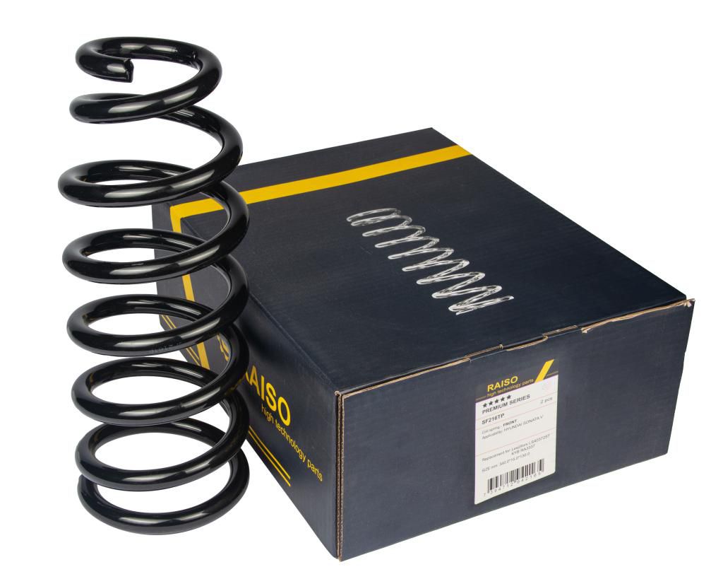 RAISO - SF216TP - Пружина передн. Hyunday Sonata 2.0/2.4 05-10 RAISO - SF216TP - Пружина передн. Hyunday Sonata 2.0/2.4 05-10