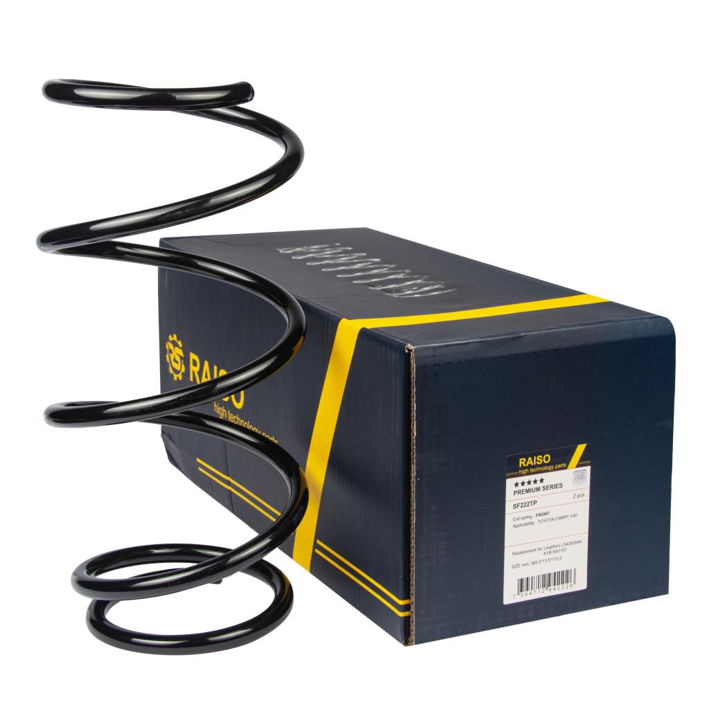 RAISO - SF222TP - Пружина (передня) Toyota Camry V4 2.4 06-11 (седан)