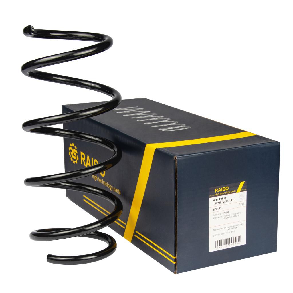 RAISO - SF246TP - Пружина перед. Renault Scenic 1.9dCi 02-