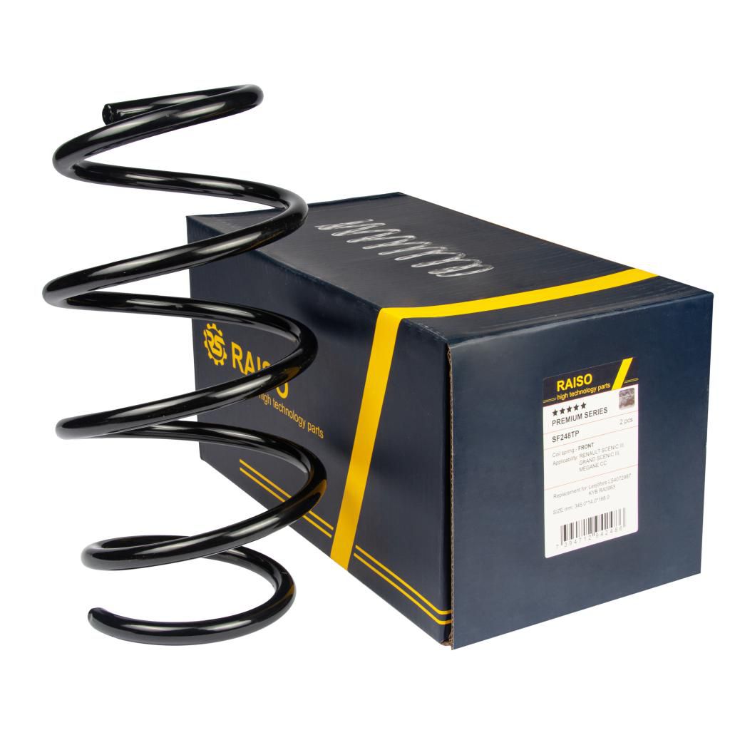 RAISO - SF248TP - Пружина перед. Renault Grand Scenic III 09-/Scenic III 09- RAISO - SF248TP - Пружина перед. Renault Grand Scenic III 09-/Scenic III 09-
