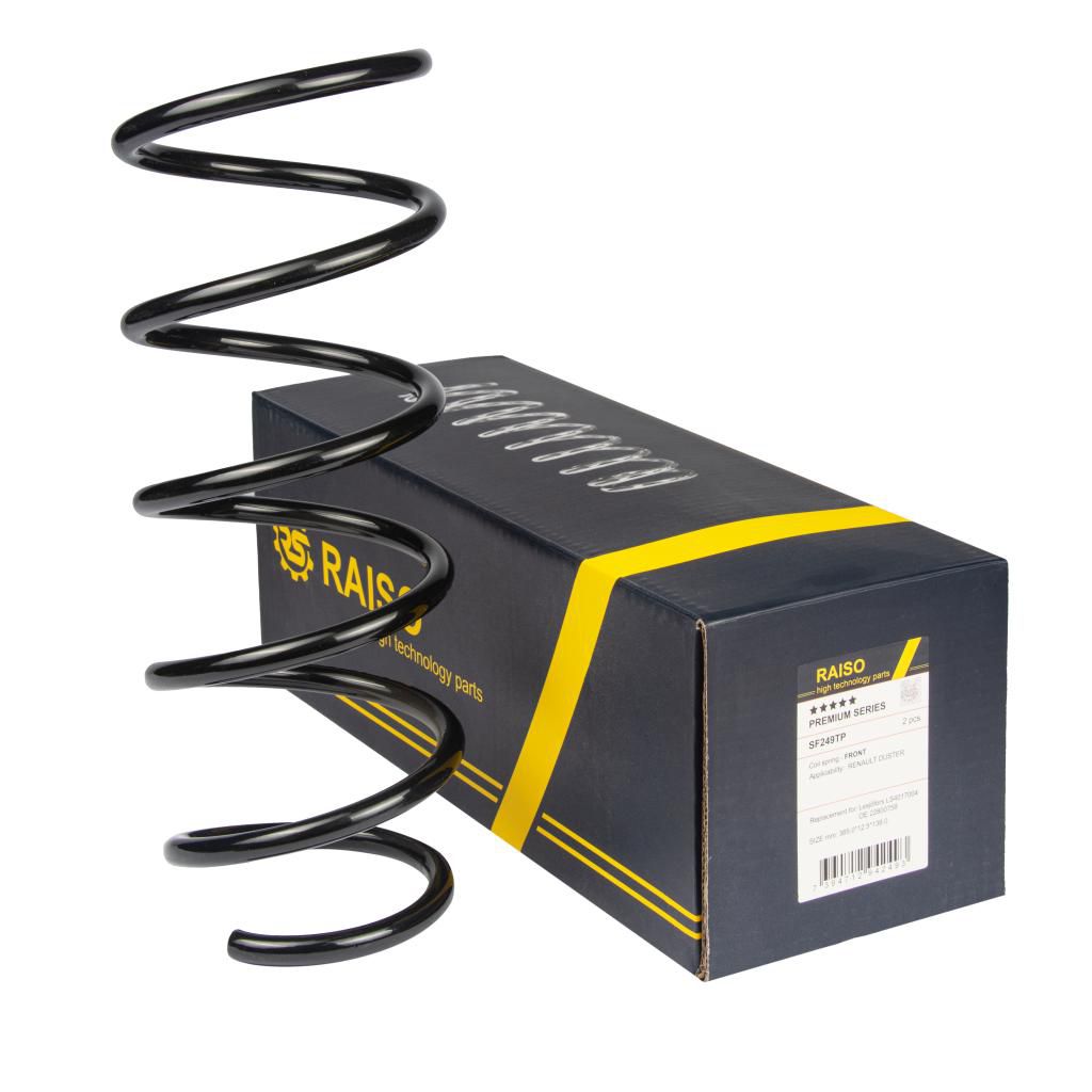 RAISO - SF249TP - Передня пружина Dacia Duster 04.10-