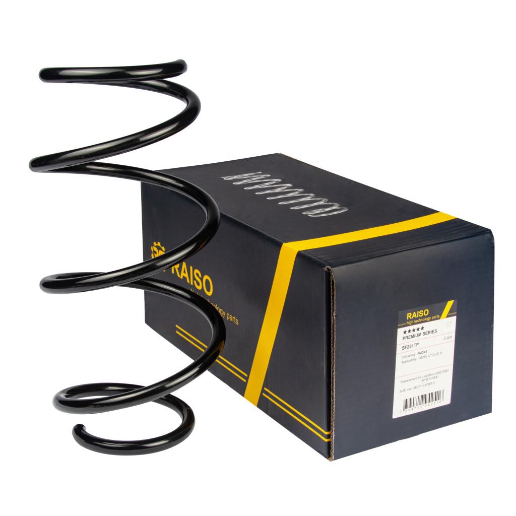 RAISO - SF251TP - Пружина передн. Renault Clio III 1.5dCi 05-14