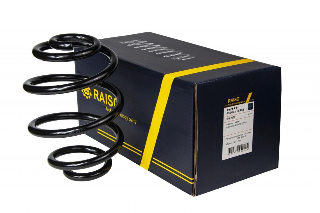 RAISO - SR023TP - Пружина задня Lanos 97- (232*13,3*154)
