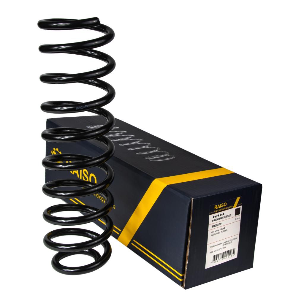 RAISO - SR028TP - Пружина задня Audi 80 (B4) 91-95 (378*12*105) RAISO - SR028TP - Пружина задня Audi 80 (B4) 91-95 (378*12*105)