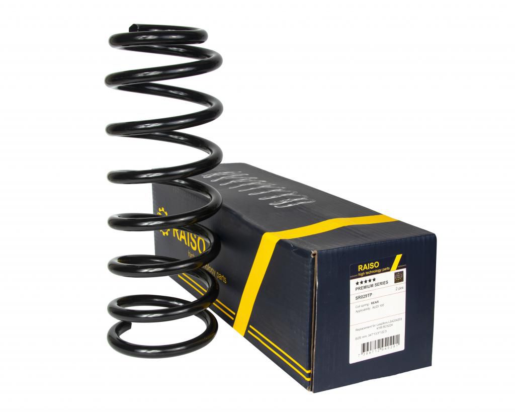 RAISO - SR029TP - Пружина задня Audi 100 83-94 (седан/універсал) (347*13,5*122,5) RAISO - SR029TP - Пружина задня Audi 100 83-94 (седан/універсал) (347*13,5*122,5)