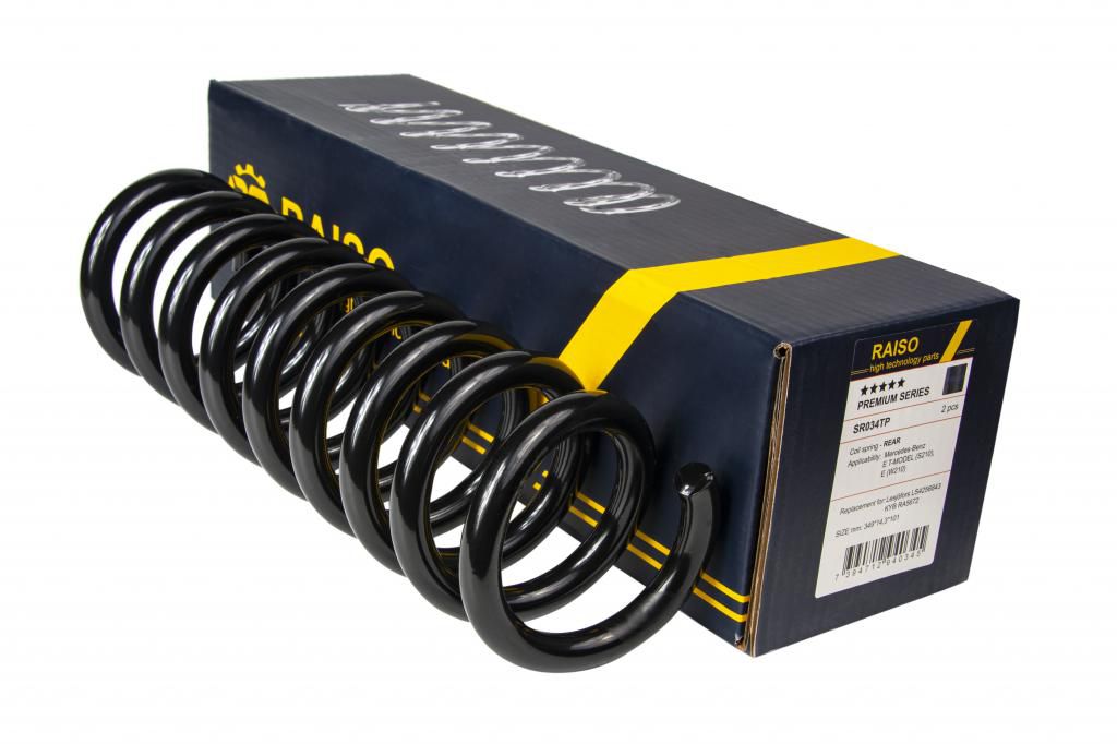 RAISO - SR034TP - Пружина задня MB E-Class (W210) 95-03 (349*14,3*101)