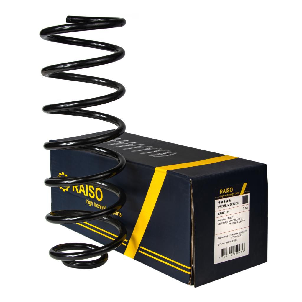 RAISO - SR041TP - Пружина задня Golf III/Vento 91-97 (341*10,6*111,5) RAISO - SR041TP - Пружина задня Golf III/Vento 91-97 (341*10,6*111,5)