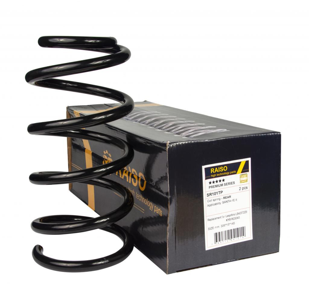 RAISO - SR101TP - Пружина зад. Hyundai Santa Fe II 2.2 Crdi 4X4, 2.7 4X4 03.06-