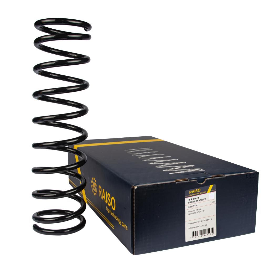 RAISO - SR117TP - Пружина задня Lada 2110/2112/Priora (401*11,3*108)