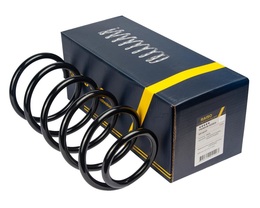 RAISO - SR140TP - Пружина задня Chevtolet Nubira 03- (327*12,7*143)
