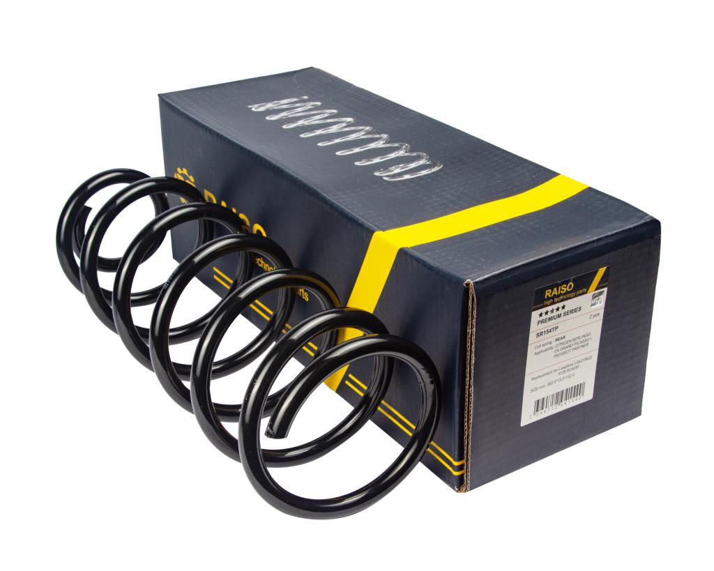 RAISO - SR154TP - Пружина задня Peugeot 5008/Partner 1.6HDi/2.0HDi 08- RAISO - SR154TP - Пружина задня Peugeot 5008/Partner 1.6HDi/2.0HDi 08-