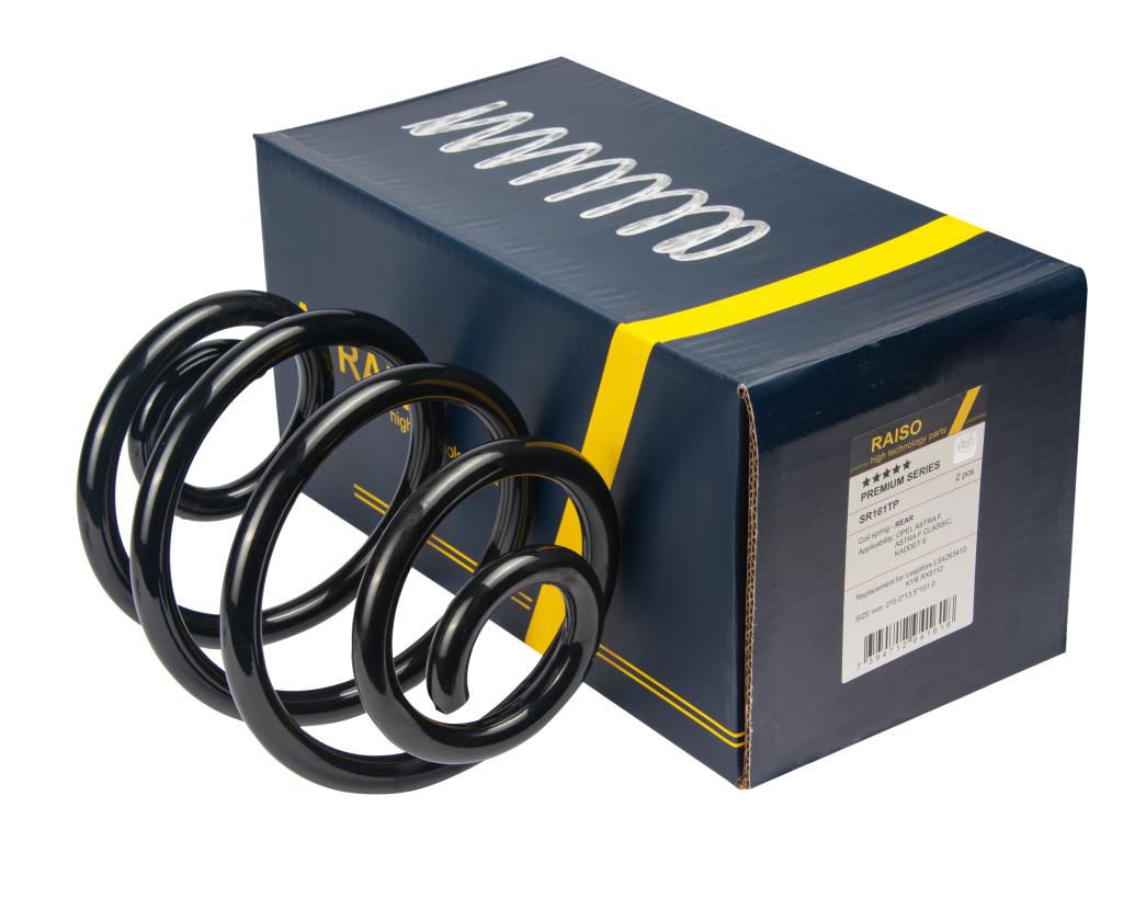 RAISO - SR161TP - Пружина задн. Opel Astra F/Kadett E 1.3/1.6/1.8 84-91 RAISO - SR161TP - Пружина задн. Opel Astra F/Kadett E 1.3/1.6/1.8 84-91