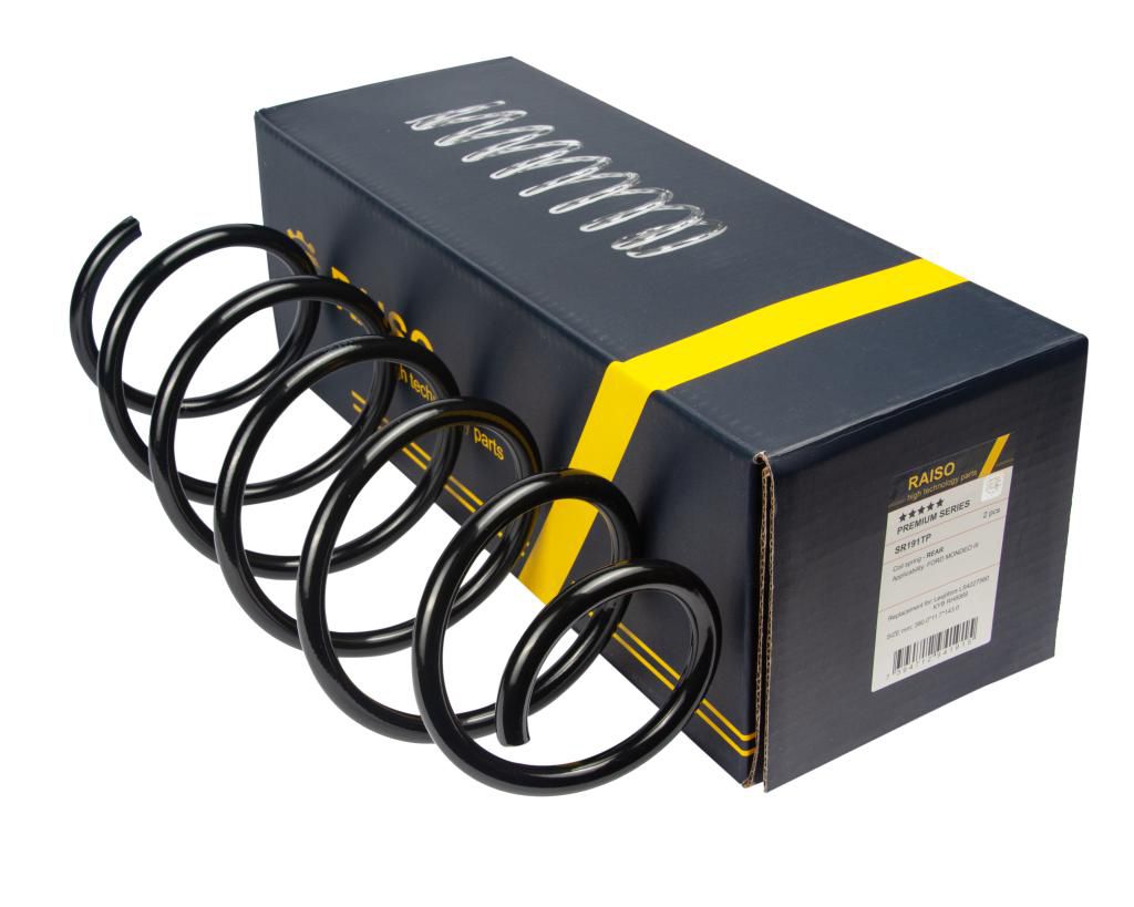 RAISO - SR191TP - Пружини задн. Ford Mondeo III 1,8 16V/2,0 16V/ 2,0/2.2TDCi 10/00- RAISO - SR191TP - Пружини задн. Ford Mondeo III 1,8 16V/2,0 16V/ 2,0/2.2TDCi 10/00-