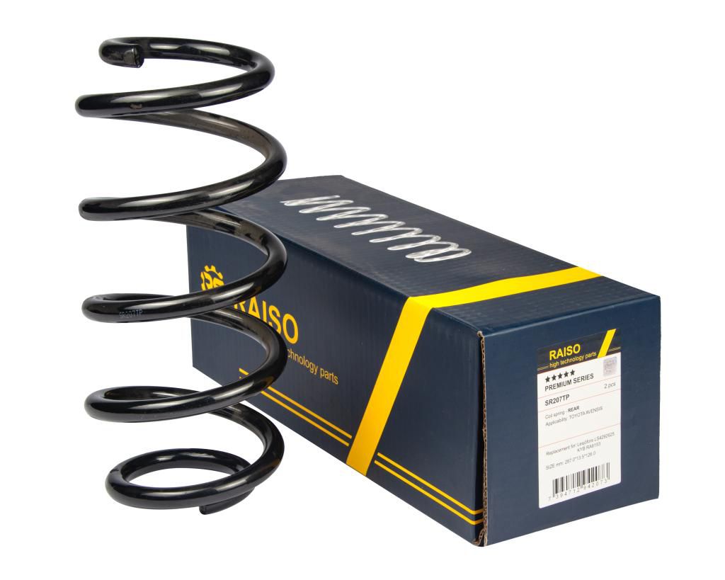 RAISO - SR207TP - Пружина задня на Toyota Avensis 09-18 (287*13,5*126)