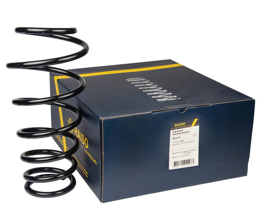 RAISO - SR223TP - Пружина підвіски задн. Toyota Camry (V40) 07-11