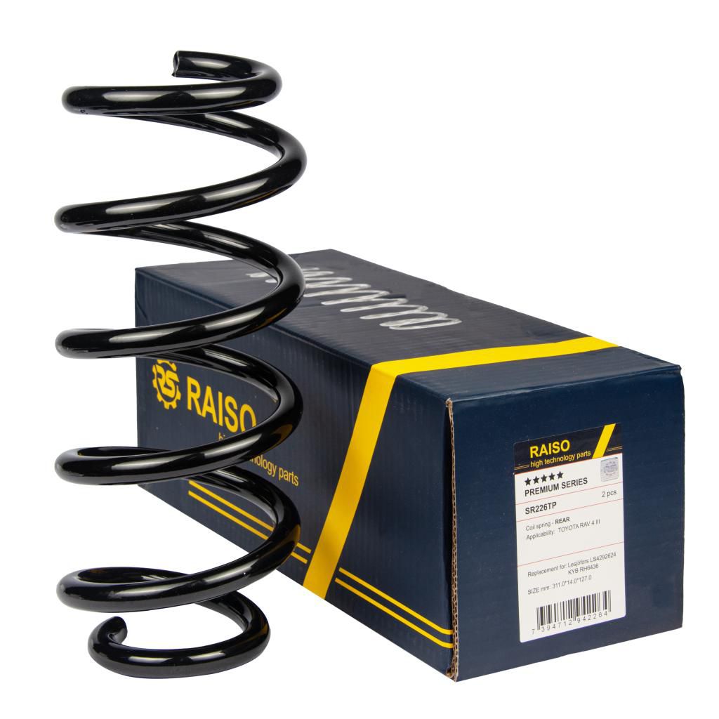 RAISO - SR226TP - Пружина задн.Toyota RAV 4 2.0/2.2D 4WD 09- RAISO - SR226TP - Пружина задн.Toyota RAV 4 2.0/2.2D 4WD 09-