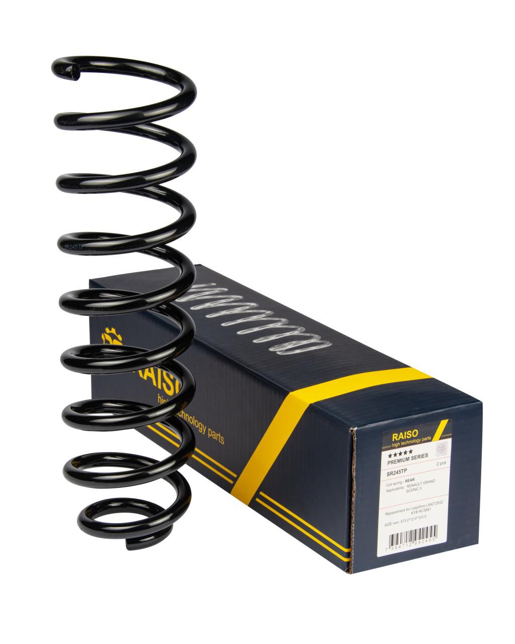 RAISO - SR245TP - Пружина задн. Renault Grand Scenic II 04-09 RAISO - SR245TP - Пружина задн. Renault Grand Scenic II 04-09