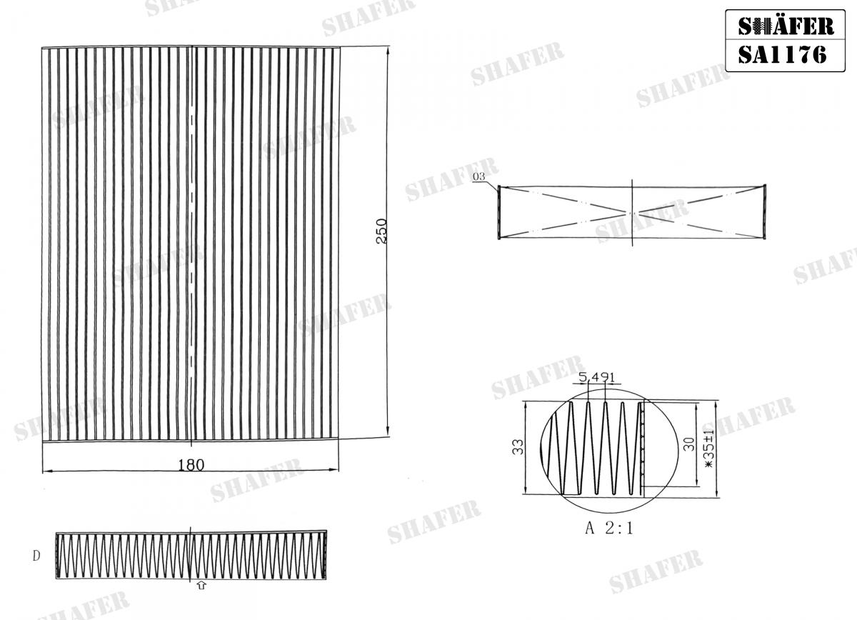 SHAFER - SA1176 - Фільтр салону Nissan Qashqai 14-/Renault Espace 14- ,Kadjar 15- ,Megane IV 14- ,Talisman 15- SHAFER - SA1176 - Фільтр салону Nissan Qashqai 14-/Renault Espace 14- ,Kadjar 15- ,Megane IV 14- ,Talisman 15-