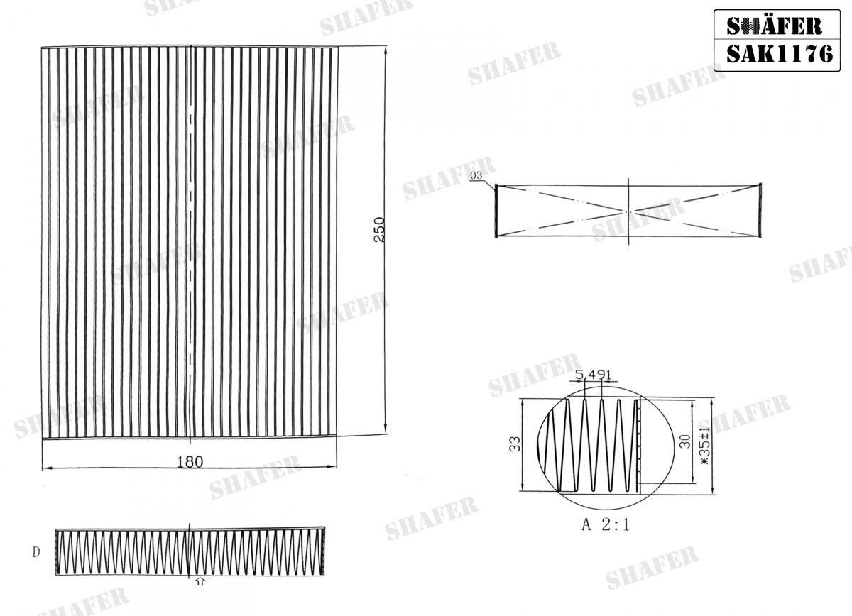 SHAFER - SAK1176 - Фільтр салону вугільний Nissan Qashqai 14-/Renault Espace 14- ,Kadjar 15- ,Megane IV 14- ,Talisman 15- SHAFER - SAK1176 - Фільтр салону вугільний Nissan Qashqai 14-/Renault Espace 14- ,Kadjar 15- ,Megane IV 14- ,Talisman 15-